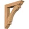 Ekena Millwork Merced Traditional Smooth Bracket w/ Offset Brace, Western Red Cedar, 7 1/2"W x 36"D x 40"H BKT0806X36X40MRC01SWR - alternate 1